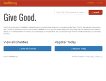 Tablet Screenshot of needbee.org